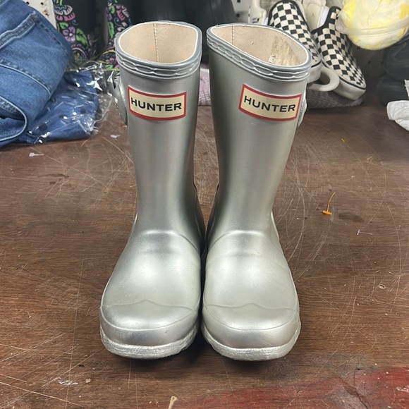 Hunter Other - Hunter Silver Kids RainBoot- 10